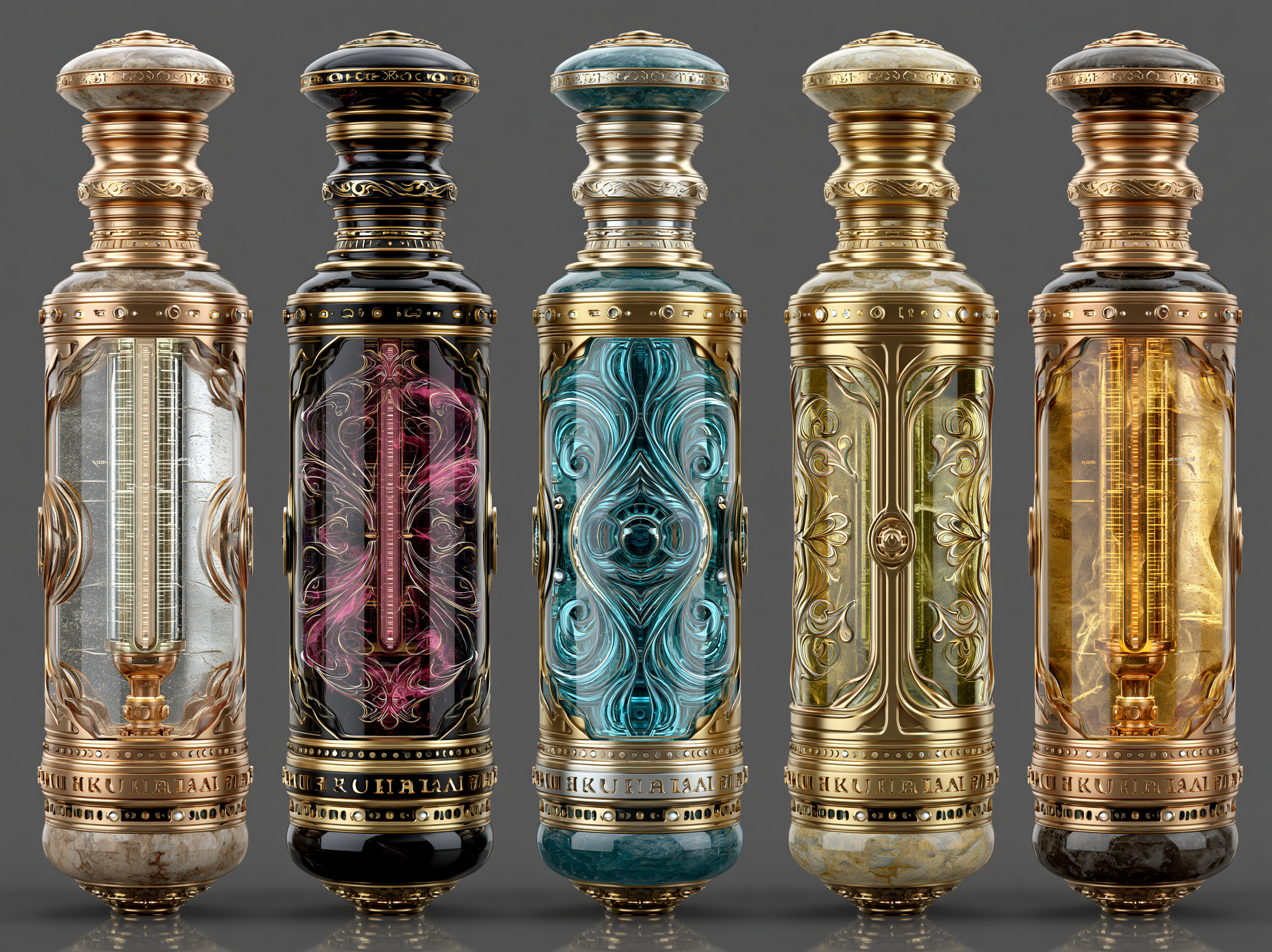 Nixie Column Pentad